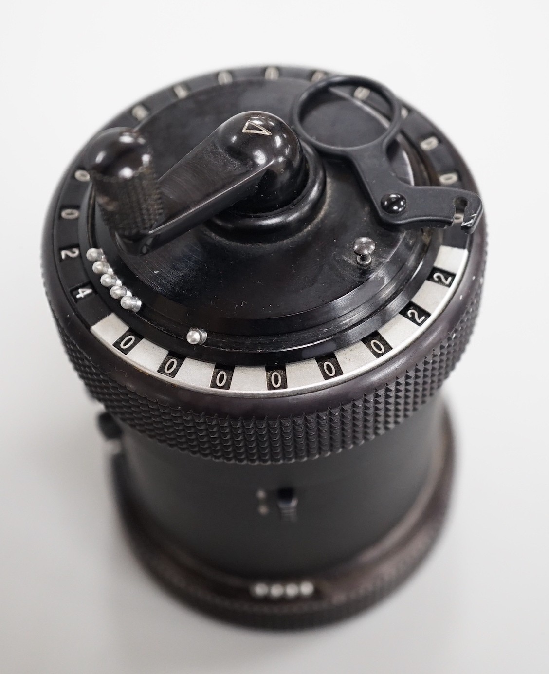 A Curta calculator, serial number 507479